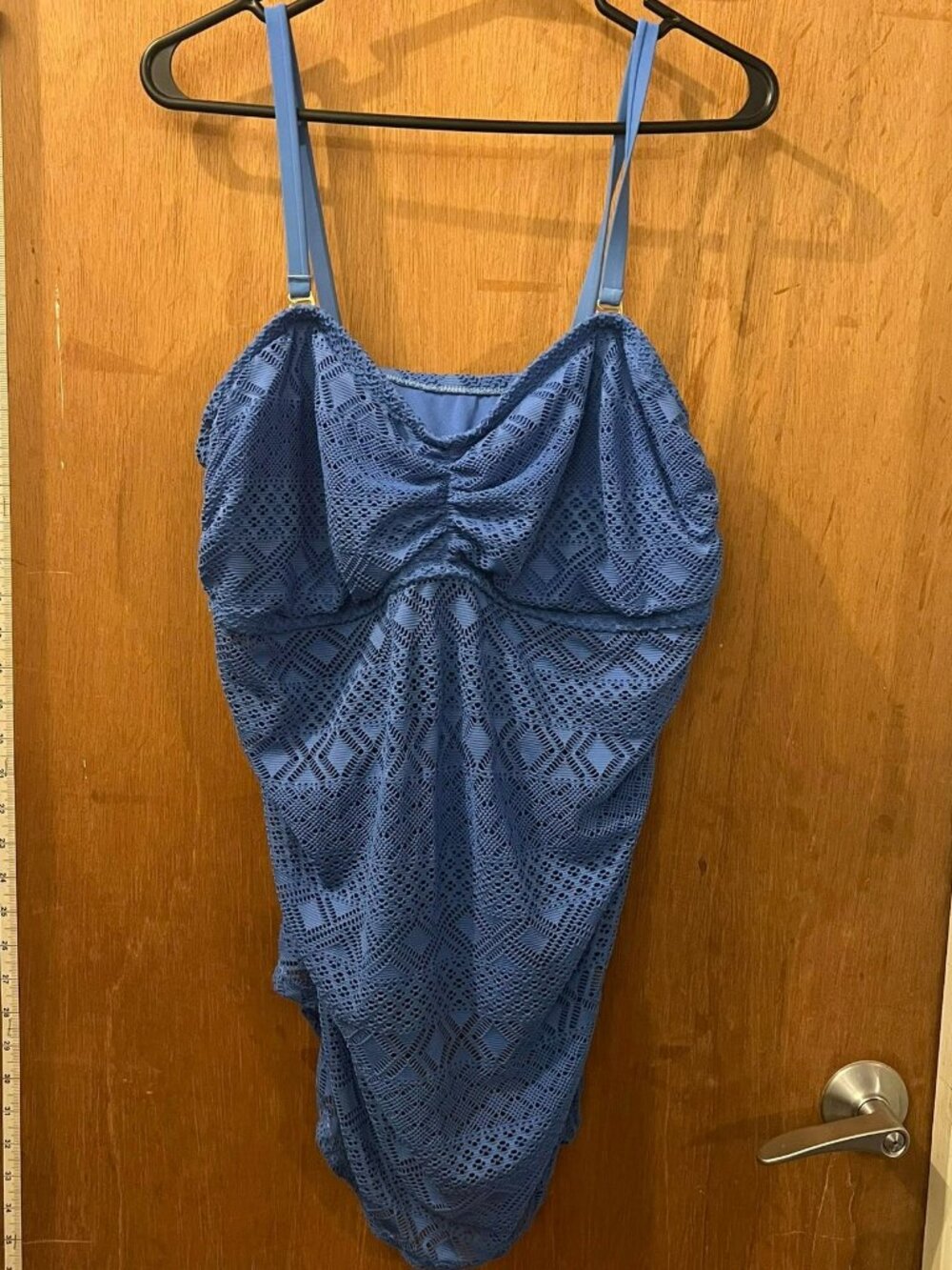 Size 20W - VM - Blue Lavy Swim Top